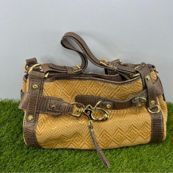 Francesco Biasia Shoulder bag Brown Brown Women’s Authentic - Picture 2 of 10